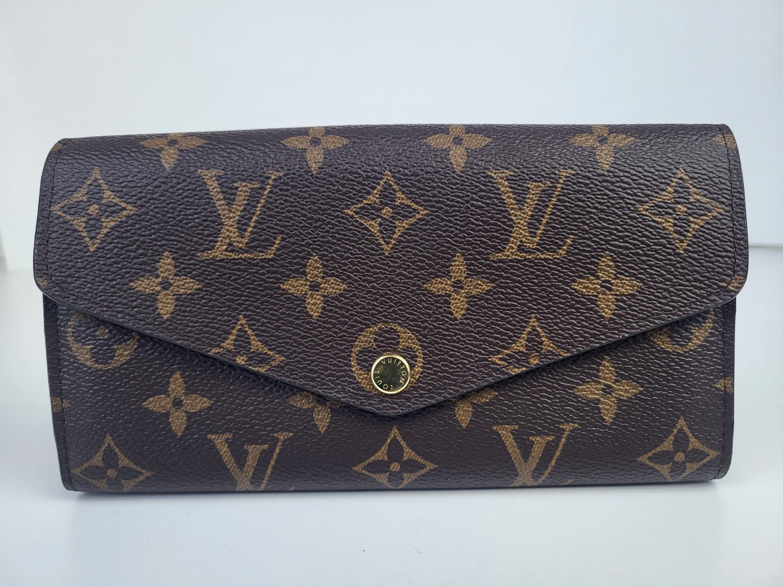 Louis Vuitton Monogram Sarah Long Wallet 