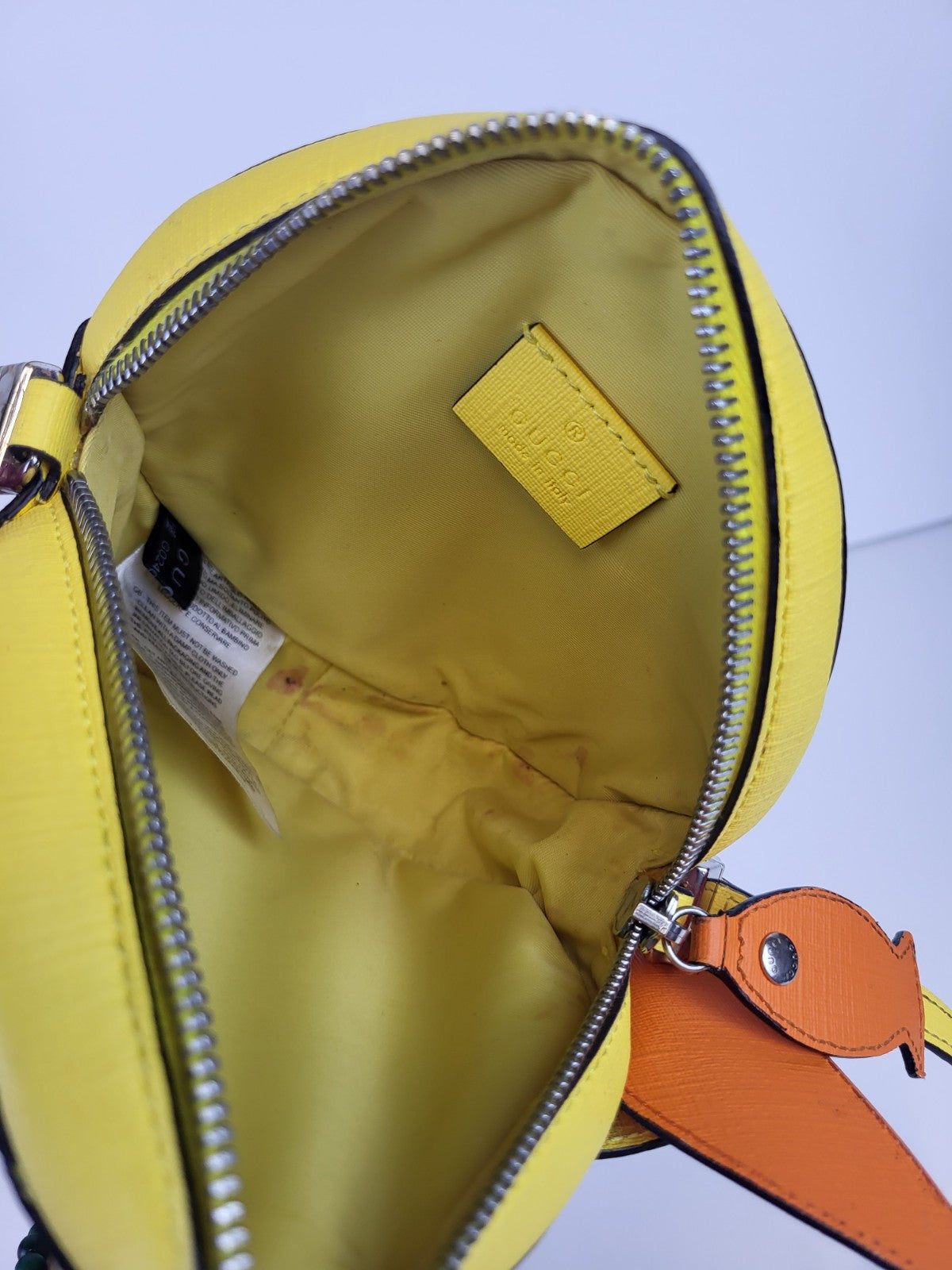 Gucci Girls' GG Supreme Fish Crossbody Bag
