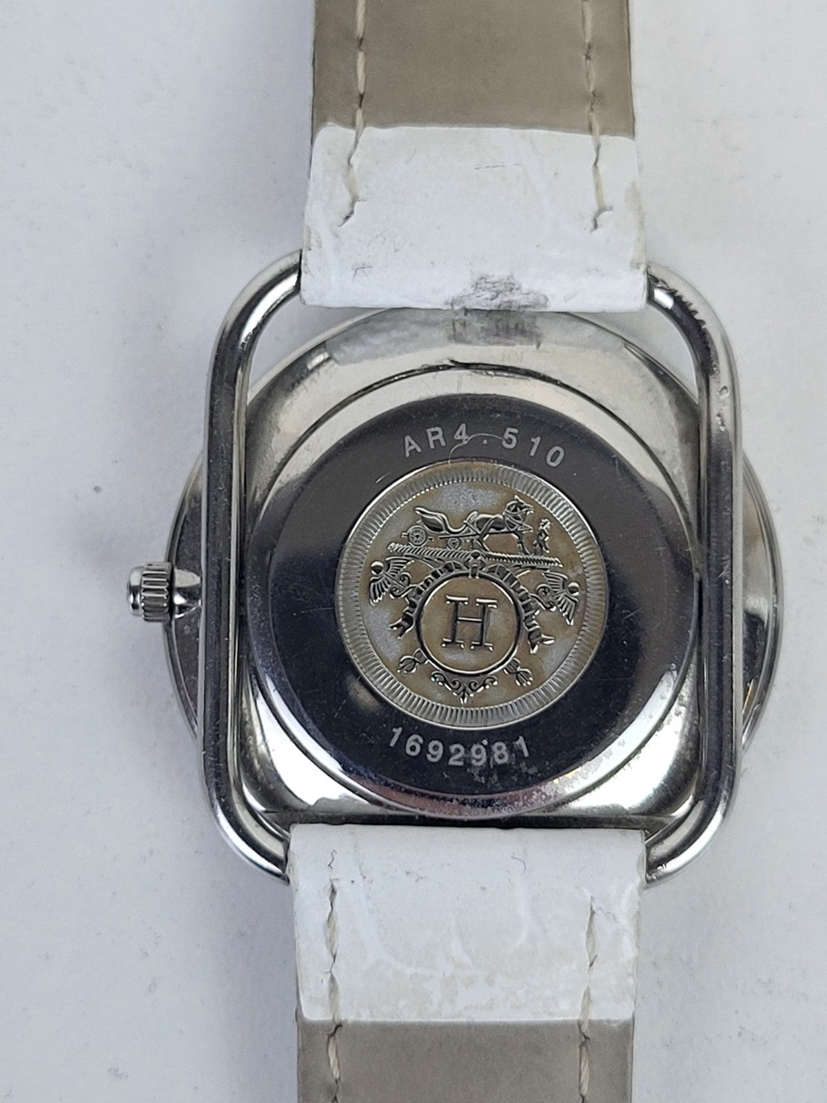 Hermes Arceau Quartz PM 28mm Ladies Watch White