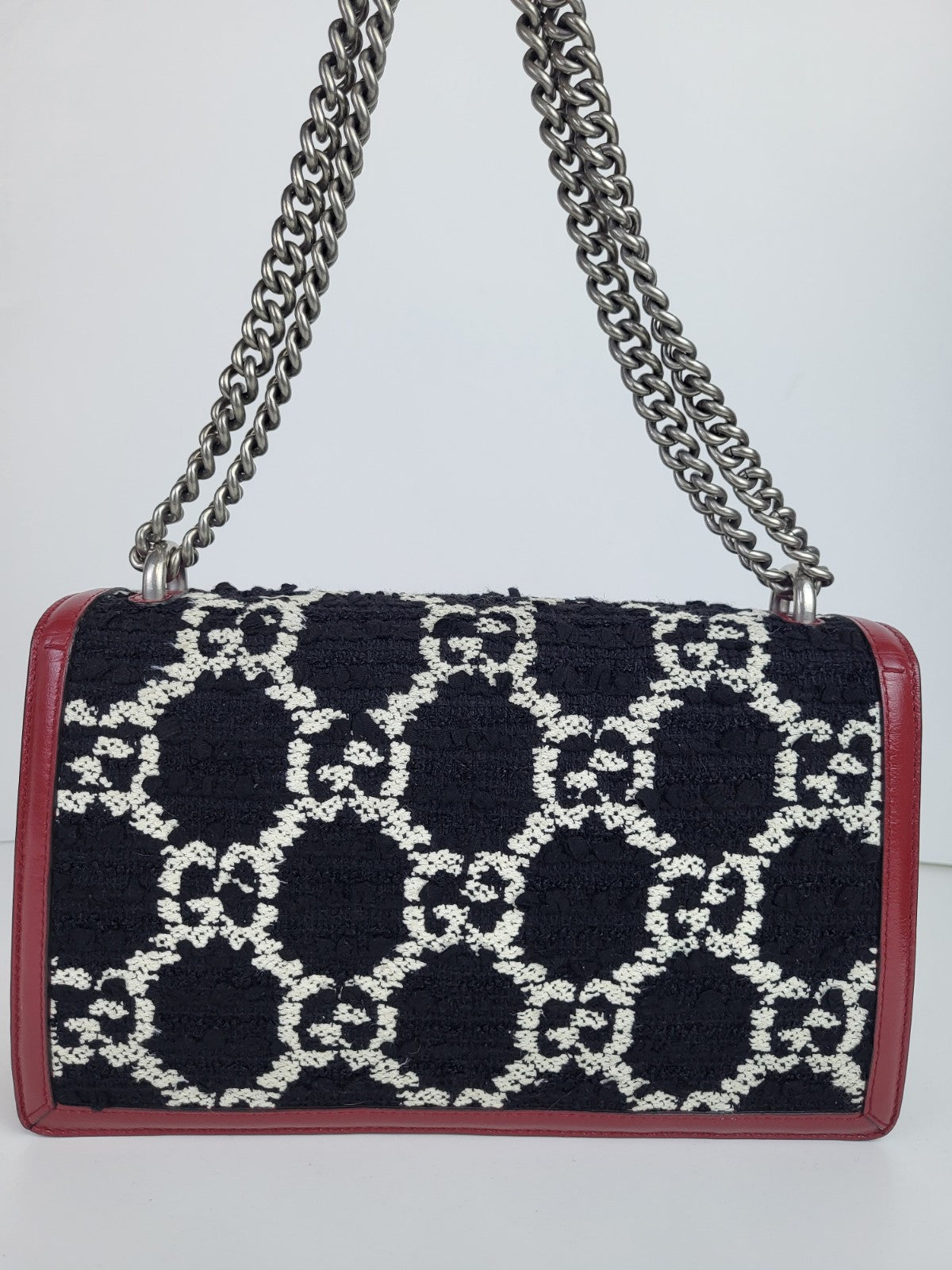 Gucci Dionysus Bag GG Tweed Small Should Bag