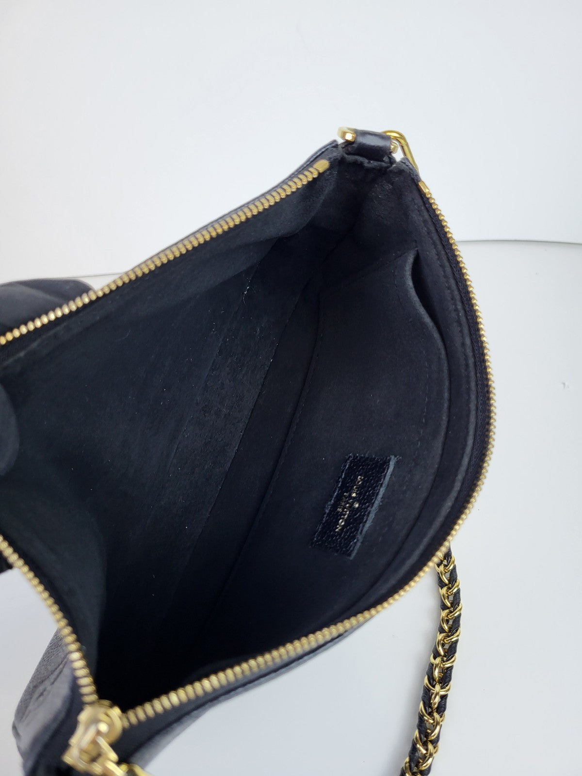 Louis Vuitton Monogram Giant Empreinte Pochette Black 