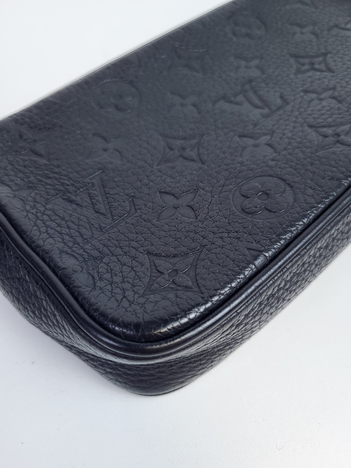 Louis Vuitton Louis Vuitton Pochette Volga Second Bag Taurillon Monogram Black