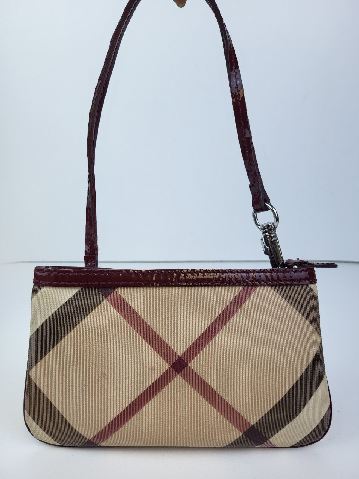 Burberry Super Nova Check Pouch Bag