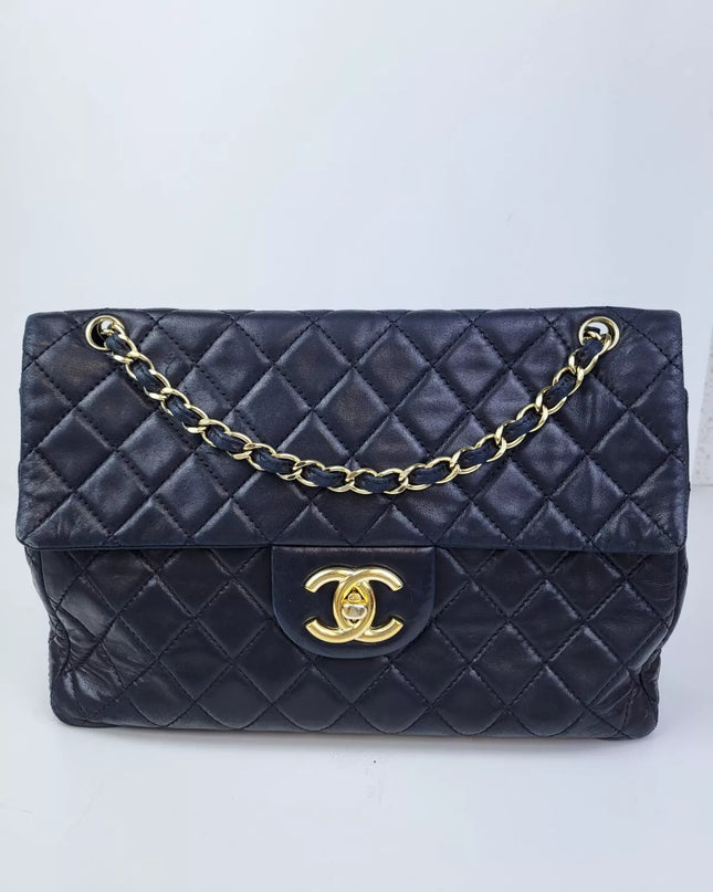 Chanel Vintage Classic Single Flap Quilted Maxi Bag