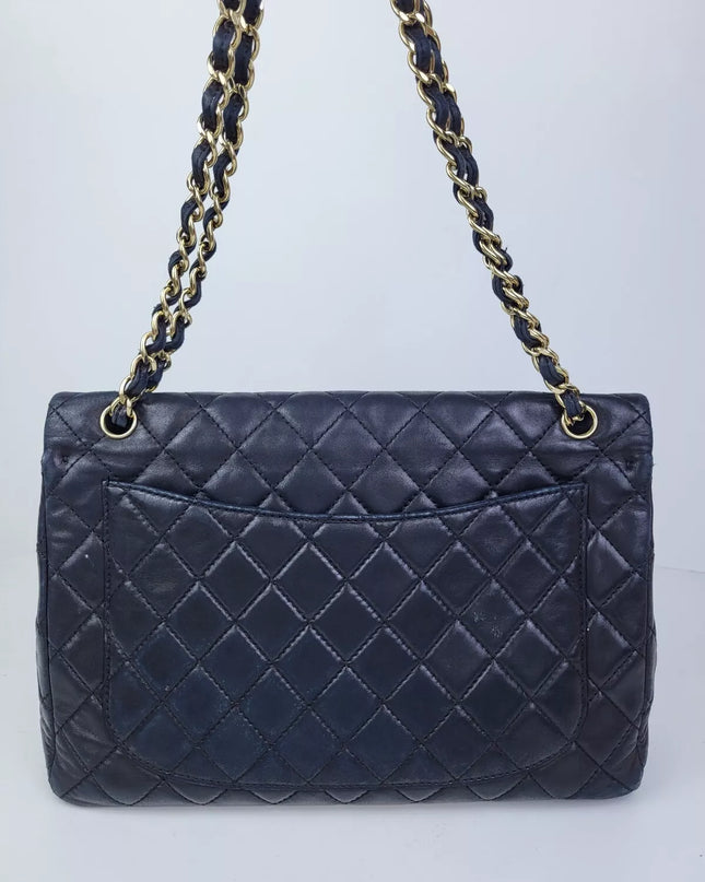 Chanel Vintage Classic Single Flap Quilted Maxi Bag