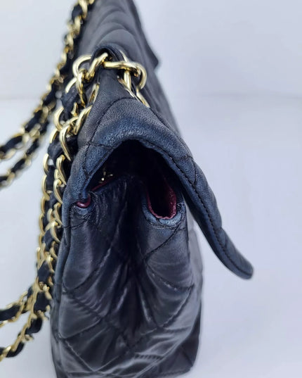 Chanel Vintage Classic Single Flap Quilted Maxi Bag