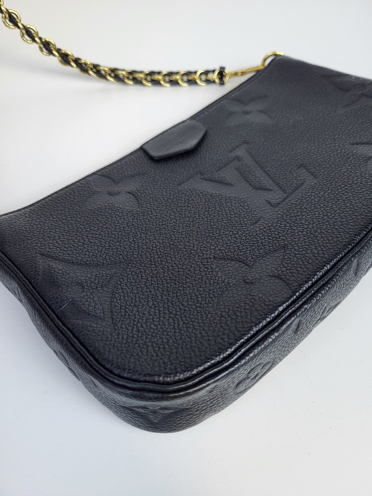 Louis Vuitton Monogram Giant Empreinte Pochette Black 