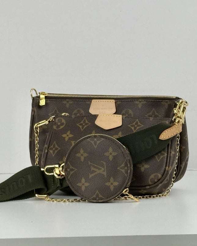 Louis Vuitton Multi Pochette Monogram Canvas Crossbody Bag