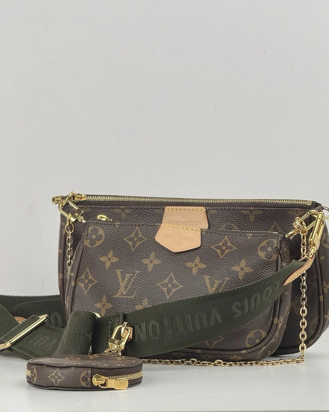 Louis Vuitton Multi Pochette Monogram Canvas Crossbody Bag