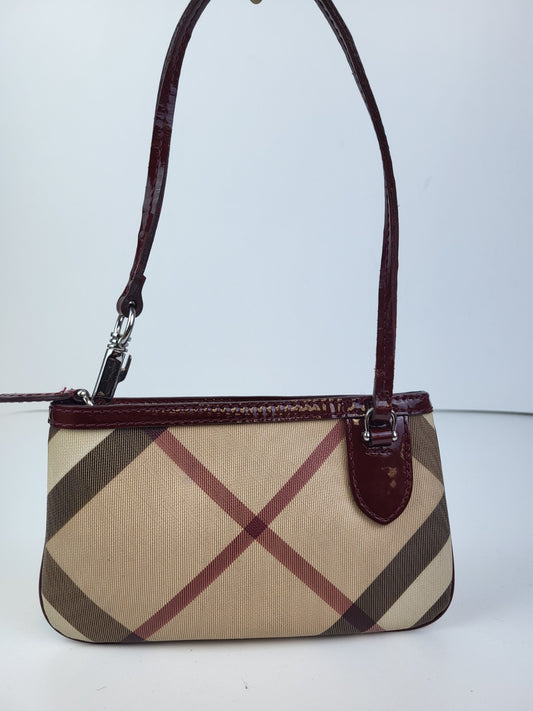 Burberry Super Nova Check Pouch Bag
