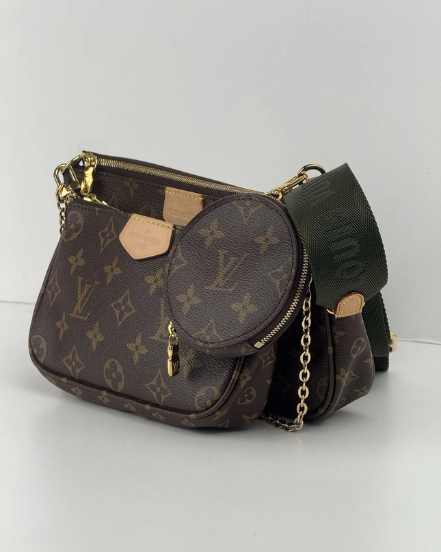 Louis Vuitton Multi Pochette Monogram Canvas Crossbody Bag