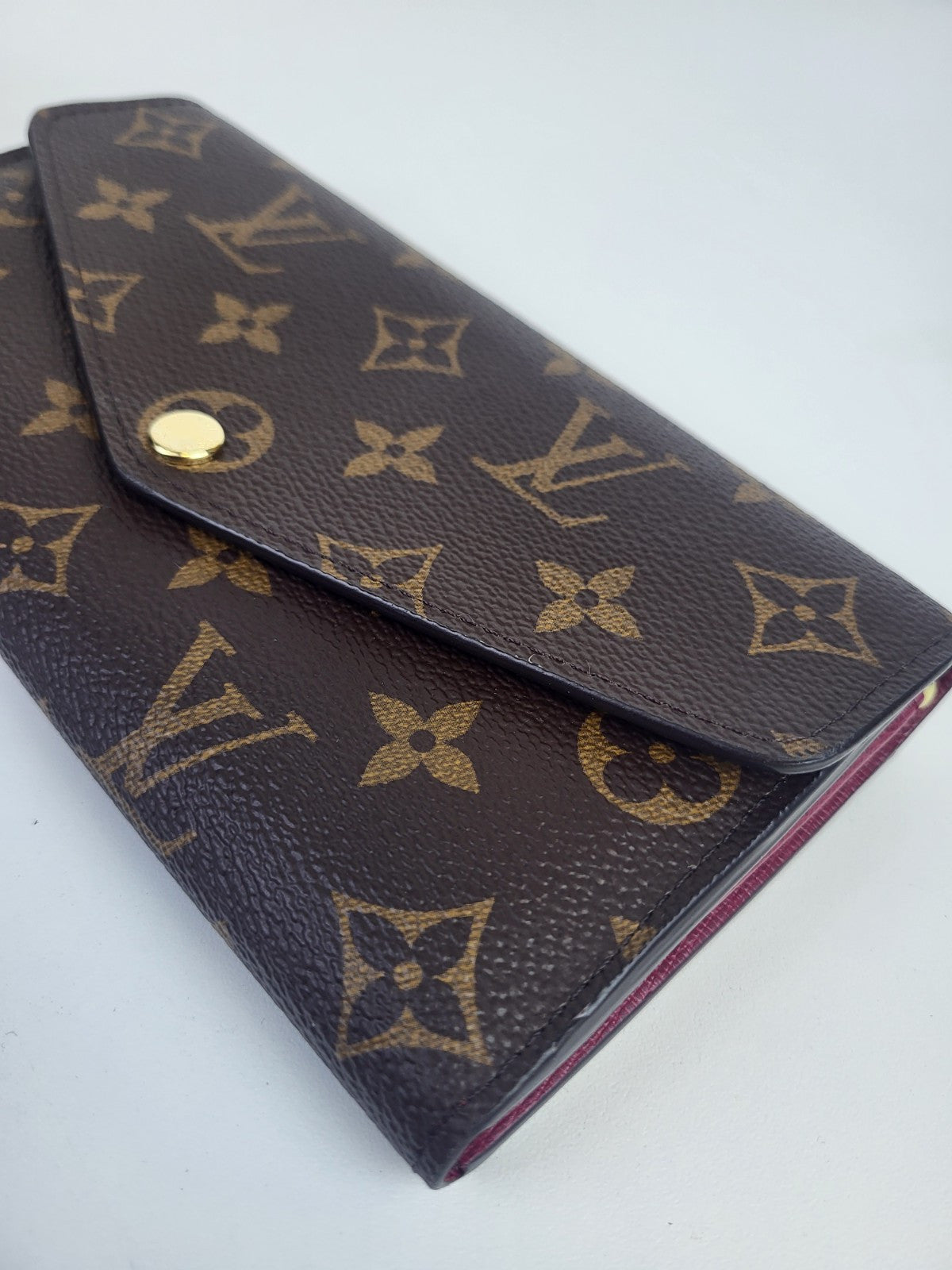 Louis Vuitton Monogram Sarah Long Wallet 