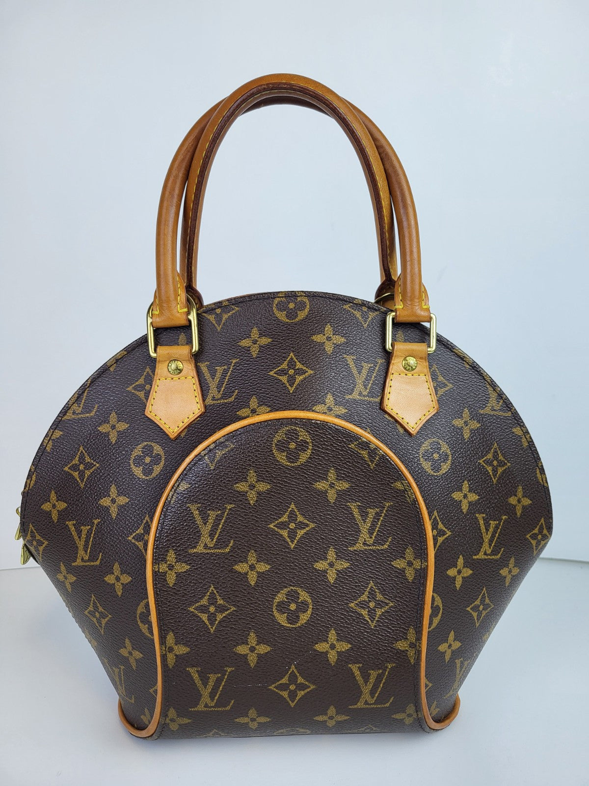Louis Vuitton LV Ellipse PM Handbag Monogram Leather Vintage 