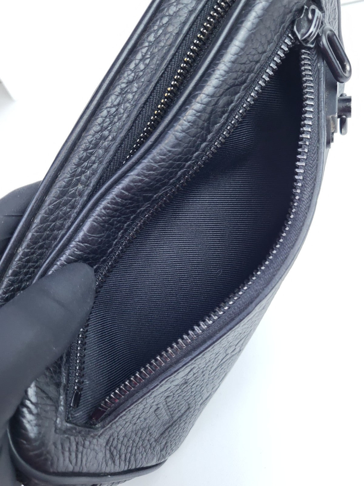 Louis Vuitton Louis Vuitton Pochette Volga Second Bag Taurillon Monogram Black