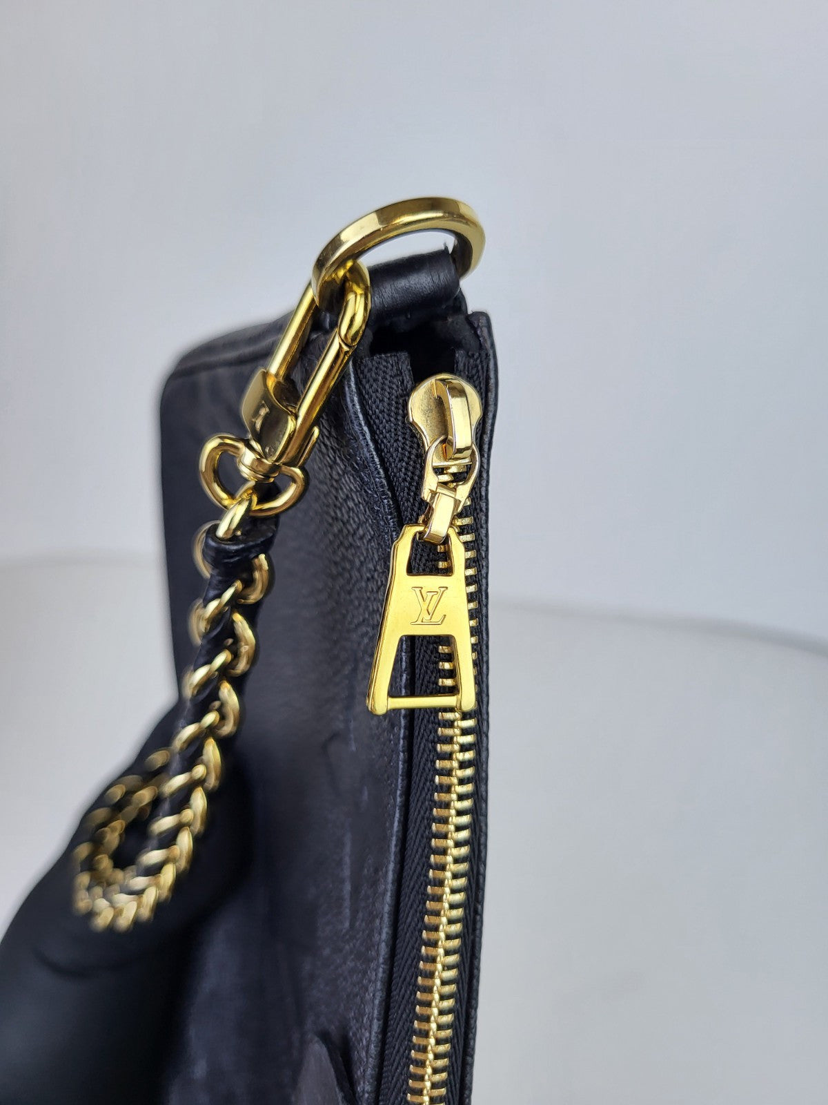 Louis Vuitton Monogram Giant Empreinte Pochette Black 
