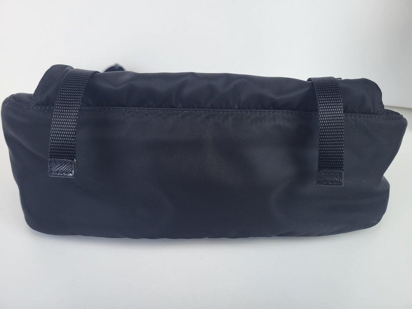 Prada Nylon Vela Messenger Bag Black