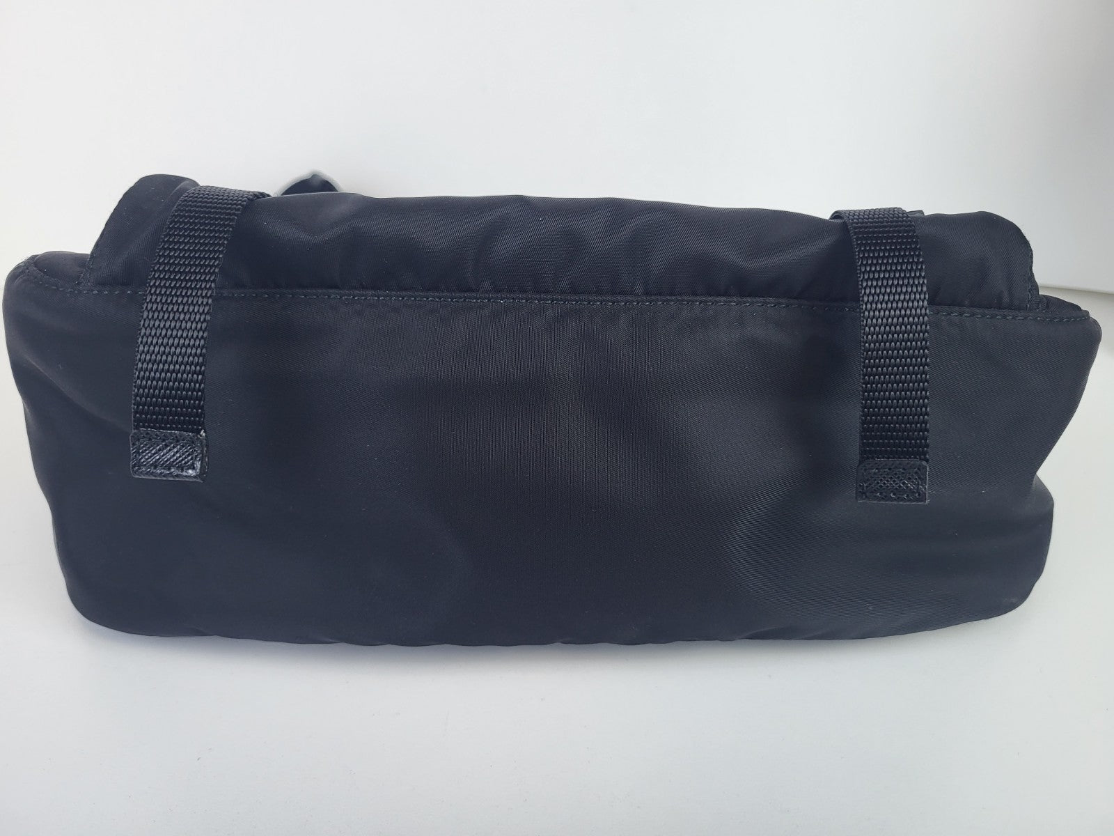 Prada Nylon Vela Messenger Bag Black