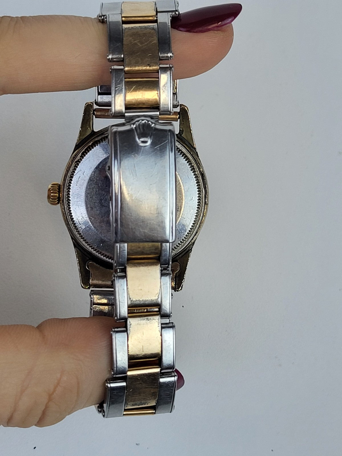 Rolex Air King Watch 5506 Rare Two Tone 14k Gold 34mm