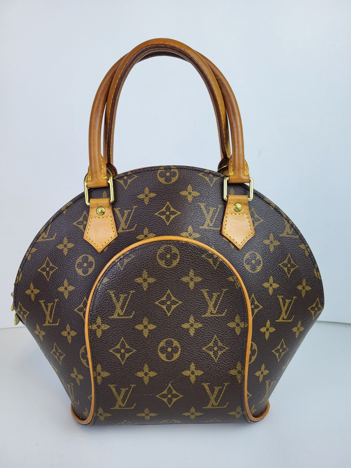 Louis Vuitton LV Ellipse PM Handbag Monogram Leather Vintage 