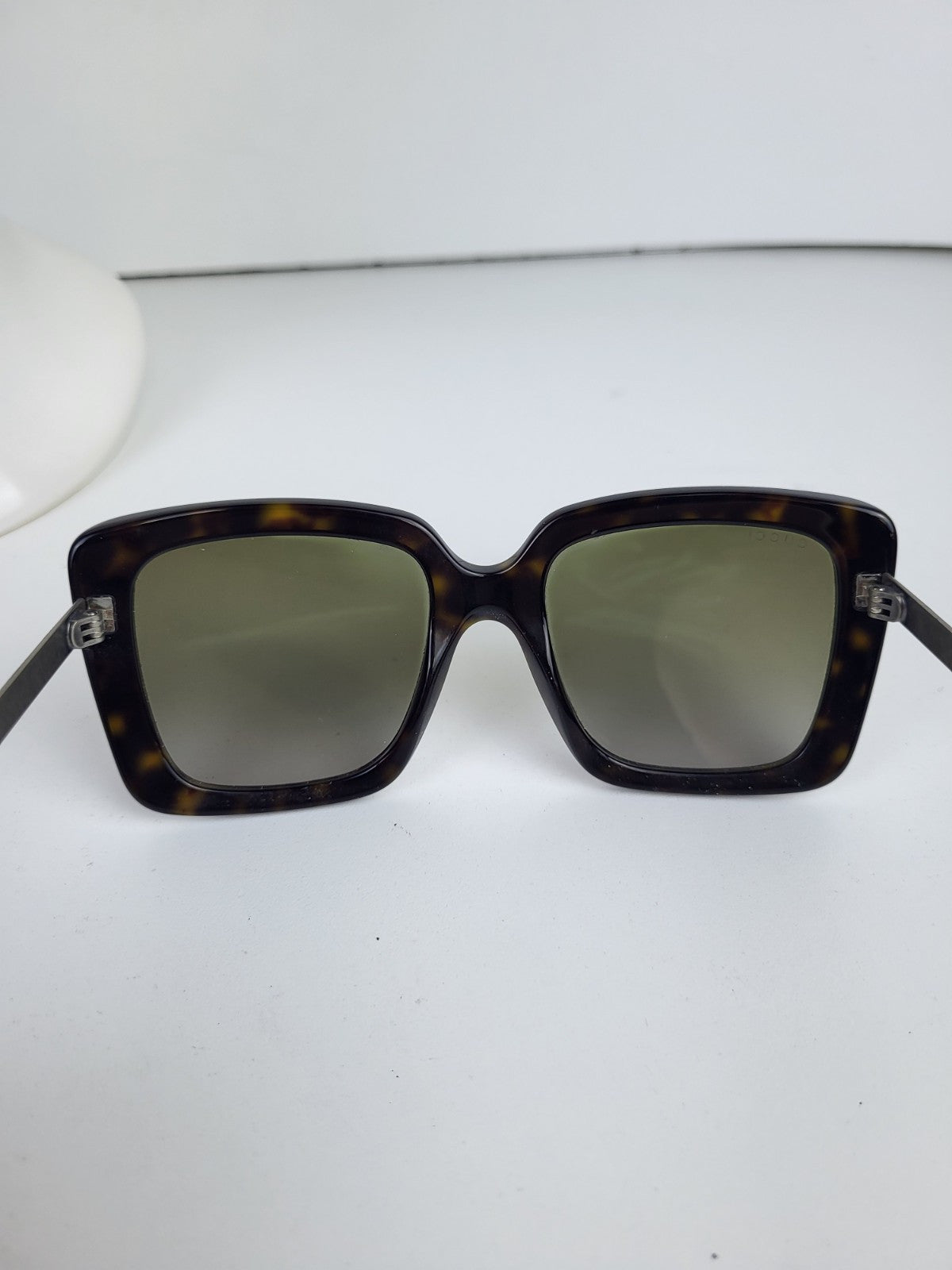 Gucci Women's Sunglasses GG0216S 002 Havana/Brown Gradient Lens Square 53mm