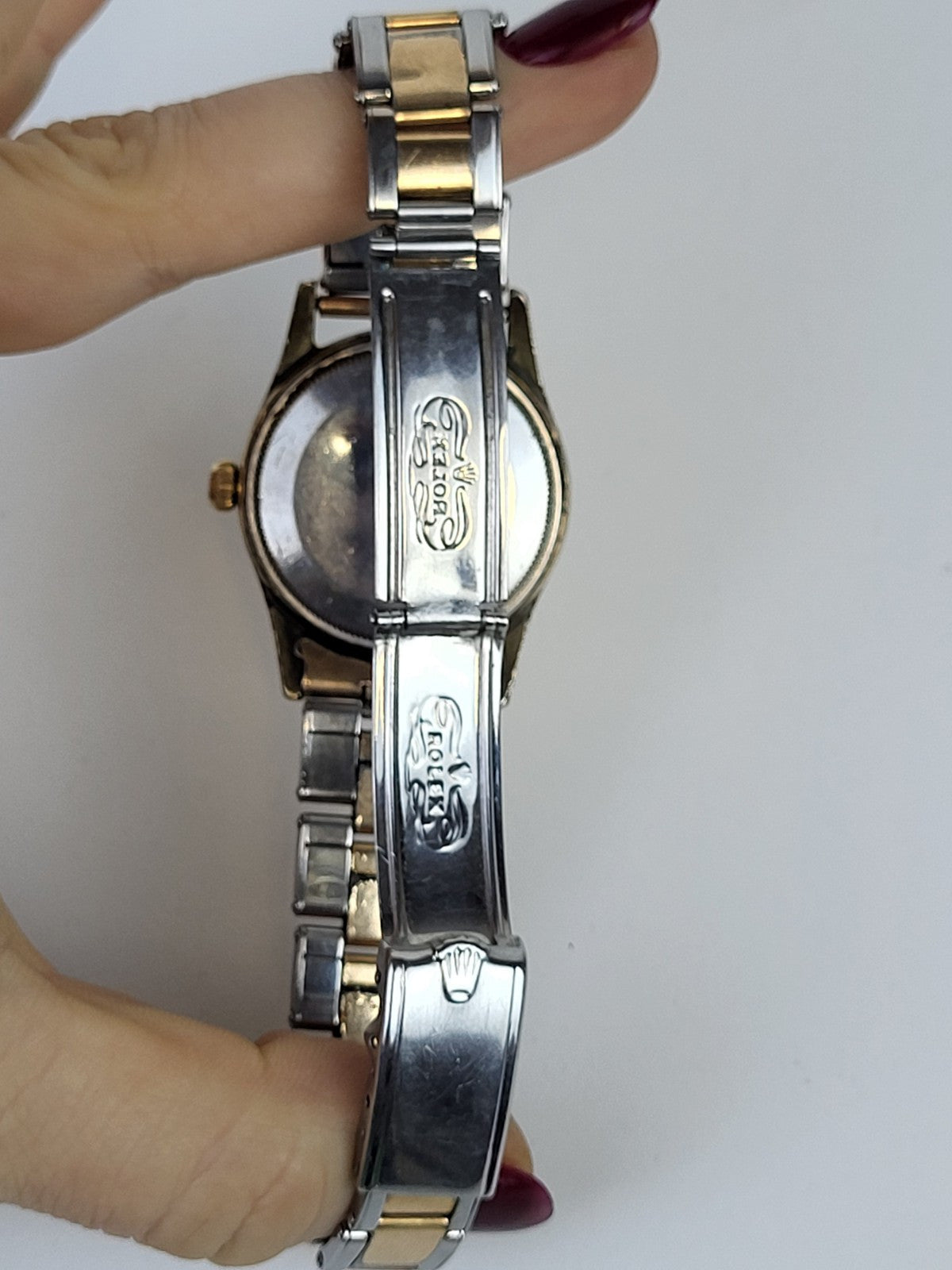 Rolex Air King Watch 5506 Rare Two Tone 14k Gold 34mm