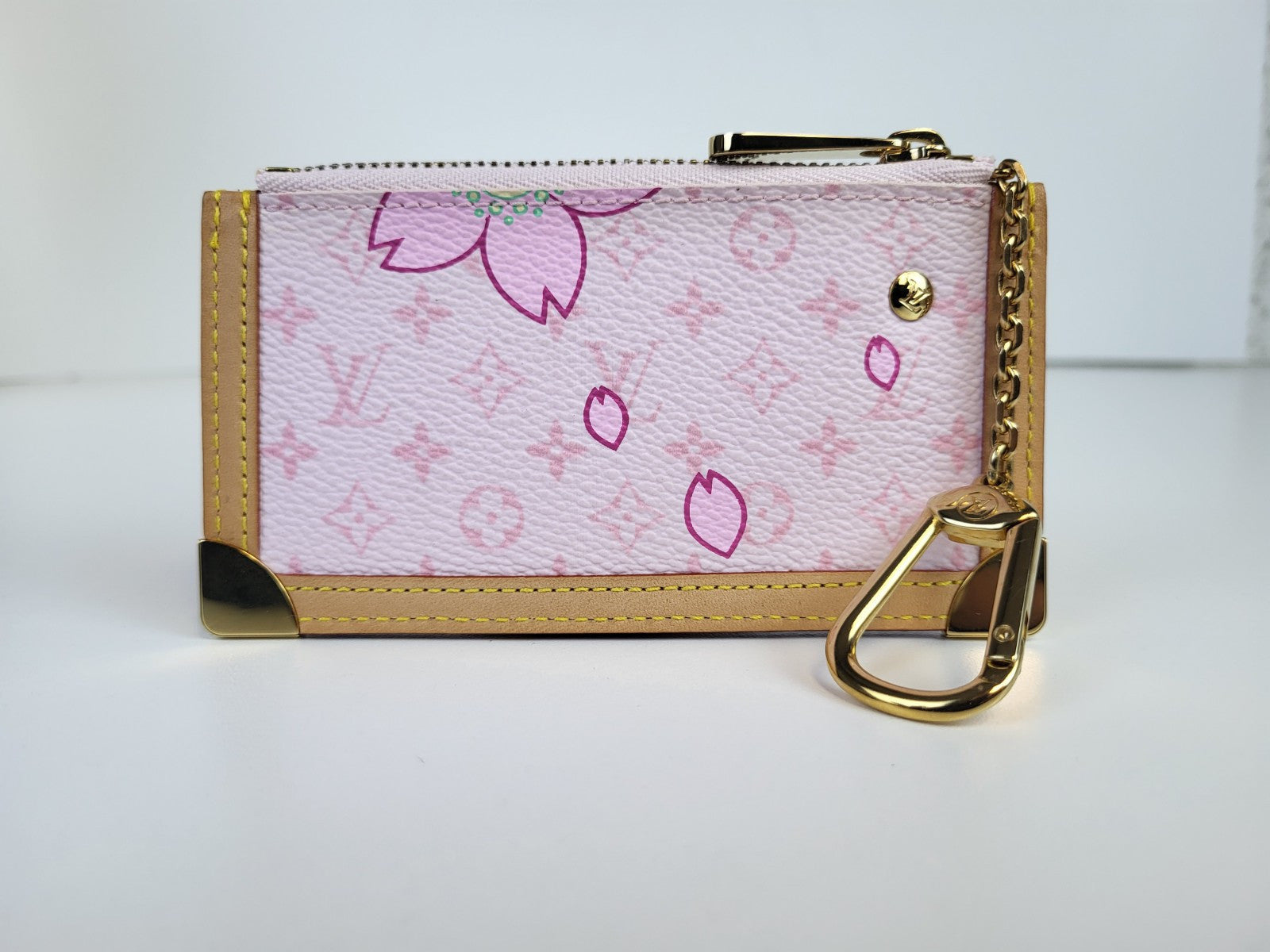 LOUIS VUITTON x Takashi Murakami Cherry Blossom Bag Charm Key Holder 