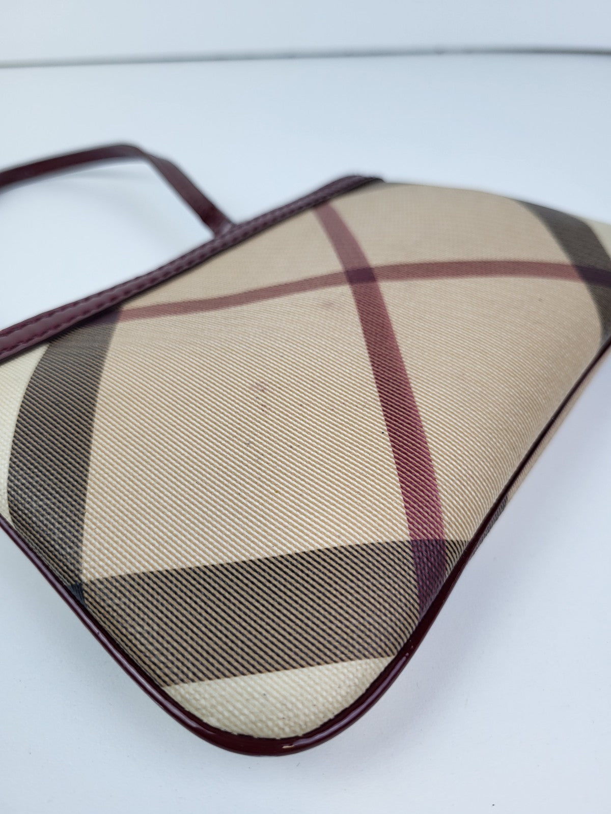 Burberry Super Nova Check Pouch Bag