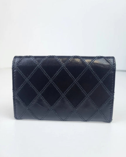 Chanel Quilted Leather Coin Purse Black