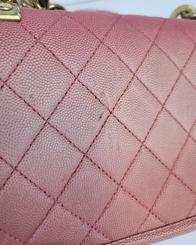 Chanel Small Sunset On The Sea Flap Coral Bag